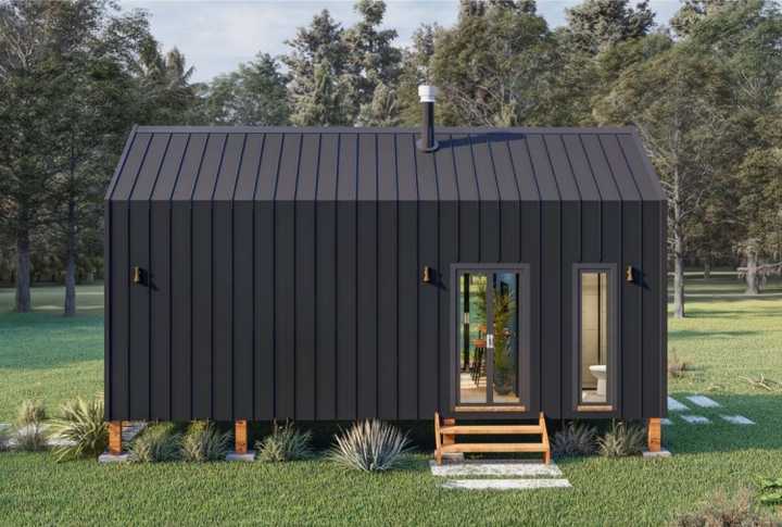 164-TRM Modern Eco-Friendly Wooden Kit Home With Bedroom, Bathroom & Kitchen (468 sq ft) - Image 5